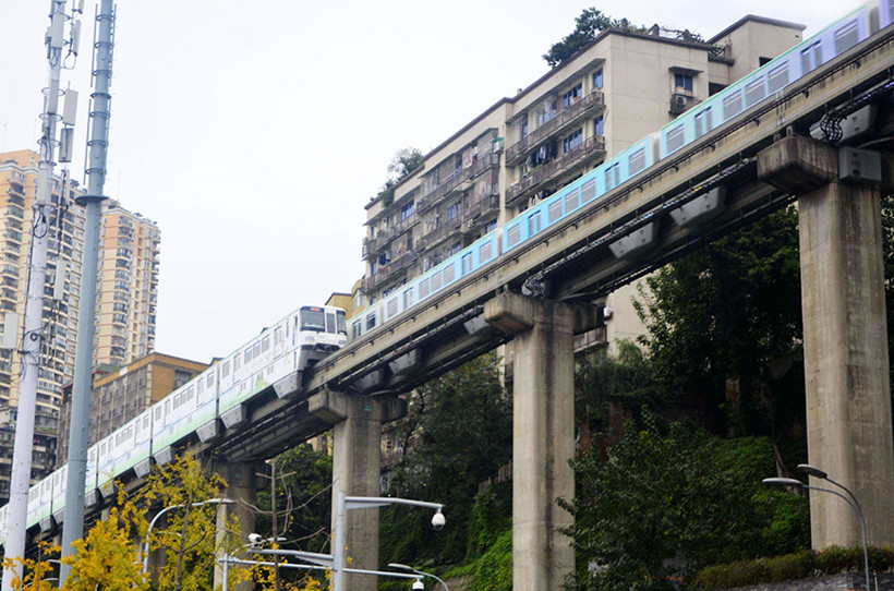 Go Sightseeing By Taking Chongqing Rail Transit In Spring Ichongqing