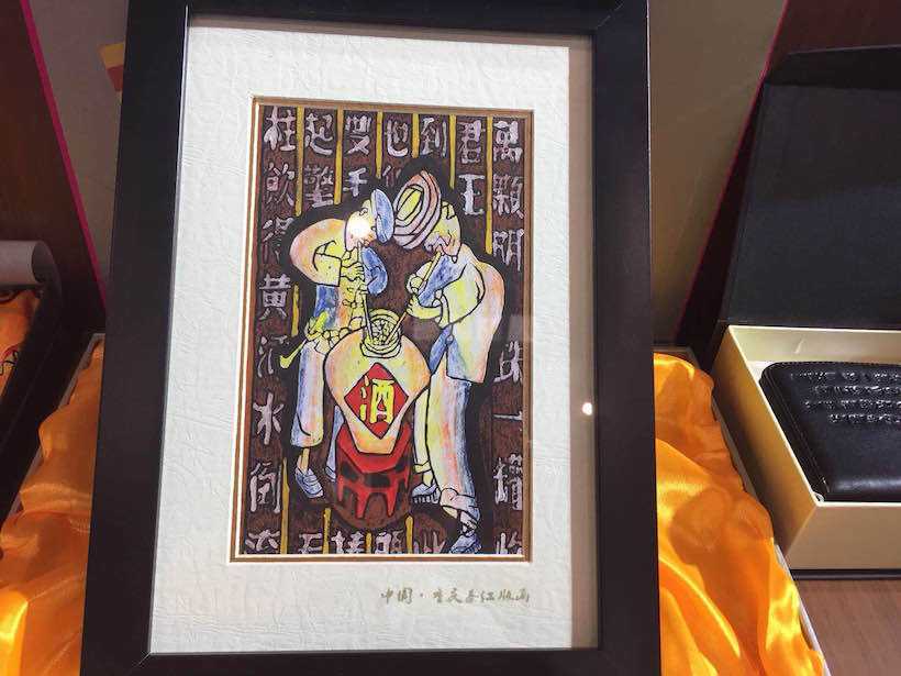 The exquisite Qijiang printmaking, whose themes always are based on the life of peasants