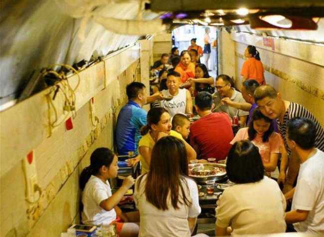Wartime Air Raid Shelters of Chongqing Repurposed for Work and Leisure