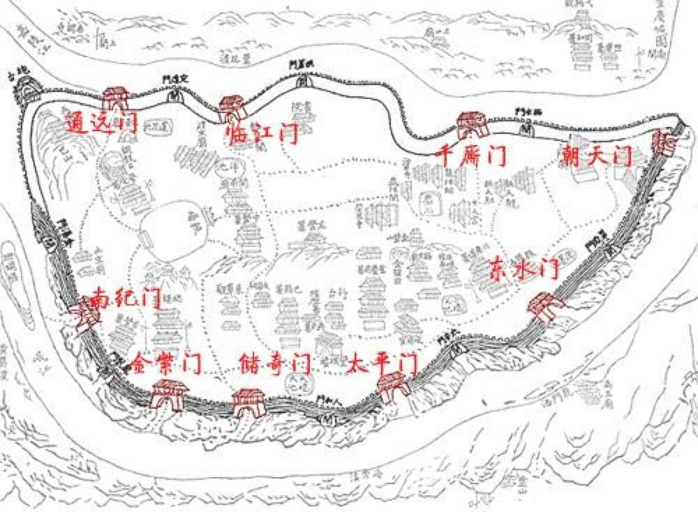 Embrace-Old-Chongqing-by-Alleys-and-Gates-Tongyuan-Men-17-gate