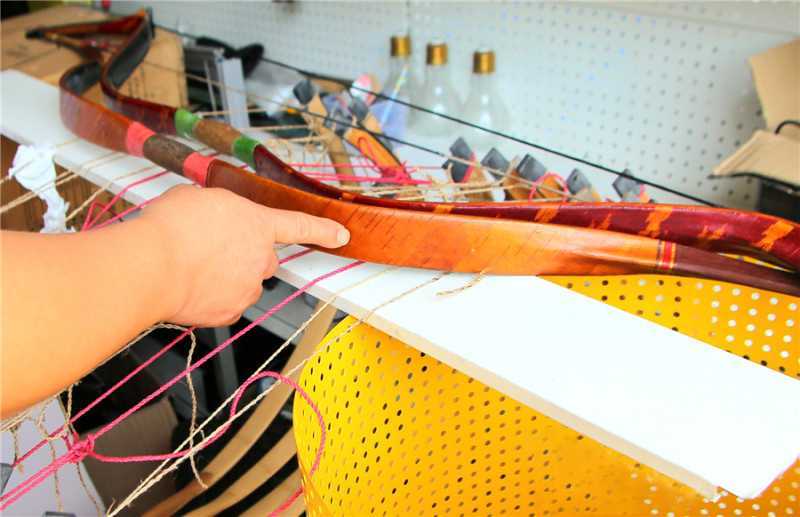  painting process of the bow