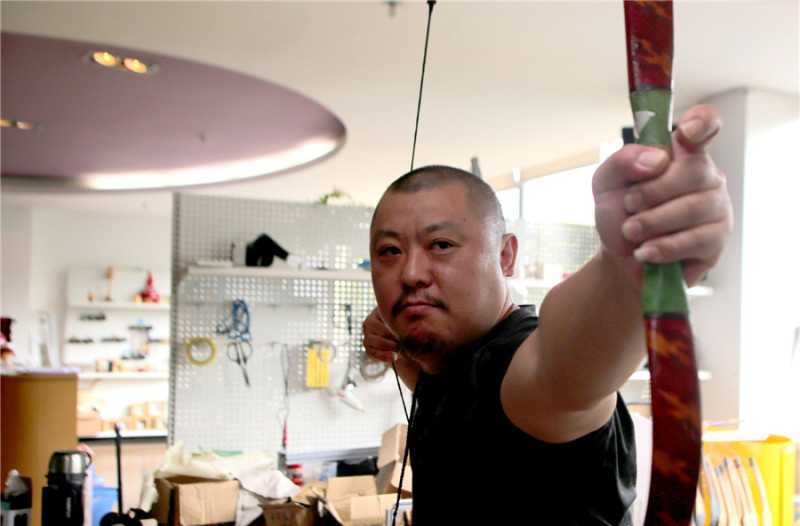 Archery made Li felt the spirits of hero