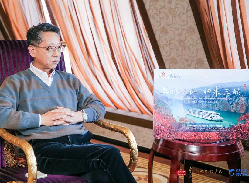 Komatsu Michihiko, Consul General of Japan in Chongqing, in the interview with iChongqing