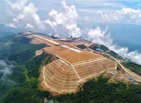 Fly to the Three Gorges, Chongqing  Wushan Airport Main Part Completed