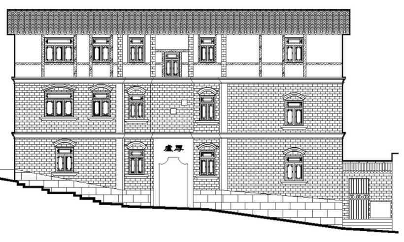 Architectural drawing of Houlu Residence