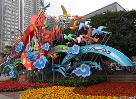 Light Decorations Embraces the Downtown Chongqing