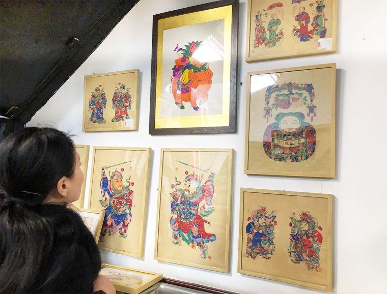 Chinese New Year Pictures exhibition in Chongqing.