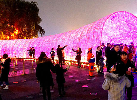 Chinese New Year: Sparkling Lights Illuminating Chongqing