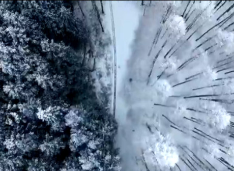 Video: When Shanwangping Park Covered with Snow