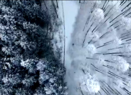 Video: When Shanwangping Park Covered with Snow