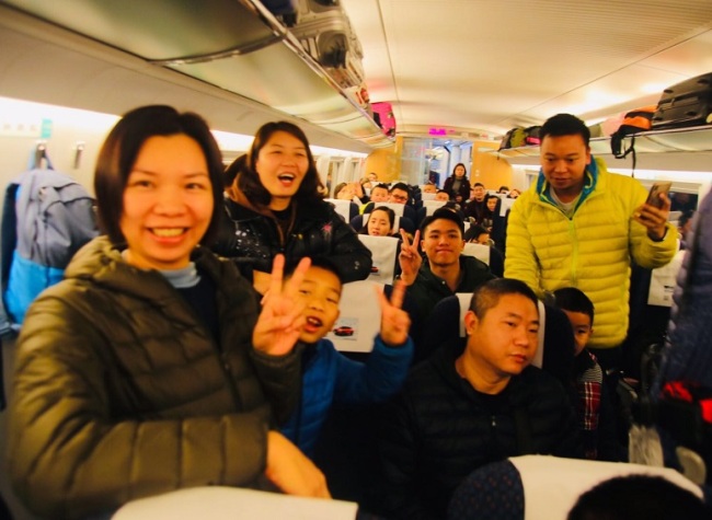 Chinese New Year: Bustling and Warm Railway Station on First Day of Spring Festival Travel Rush