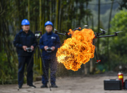 Fire-spewing Drone Cleans Hornet's Nest in 30 Seconds