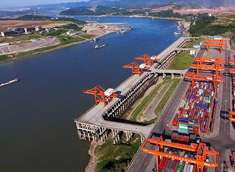 The First Special Grain Train of Kazakhstan Arrived at Chongqing Guoyuan Port