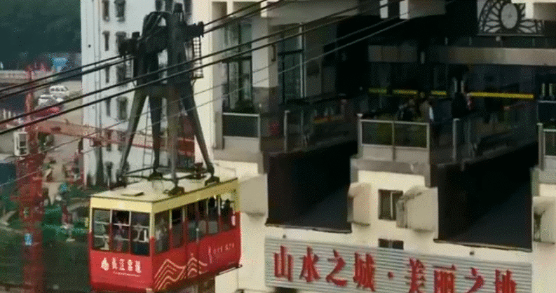 In CGTN`s series film, they recorded how cableway transit