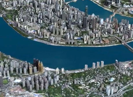 Incredibly Detailed 3D Model of Chongqing Produced