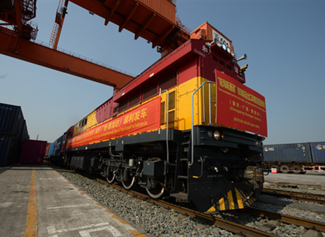 ILSTC's First Customized Train to Indonesia with Auto Parts 