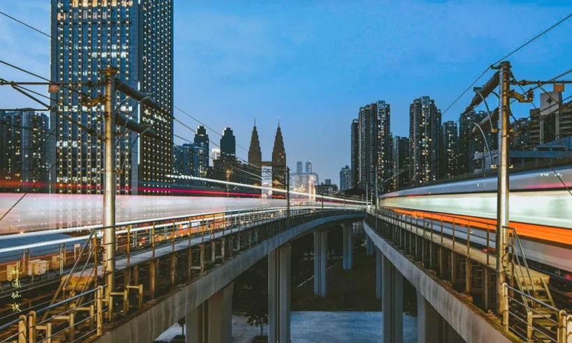 Chongqing-Rail-Transit-haitangxi-night