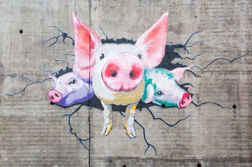 Граффити свинья в кс