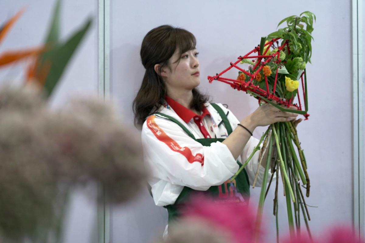 Skill competition for Floristry at BRISCFloristry