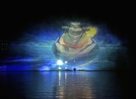 Lighting Show Illuminates Park for Extreme Sports