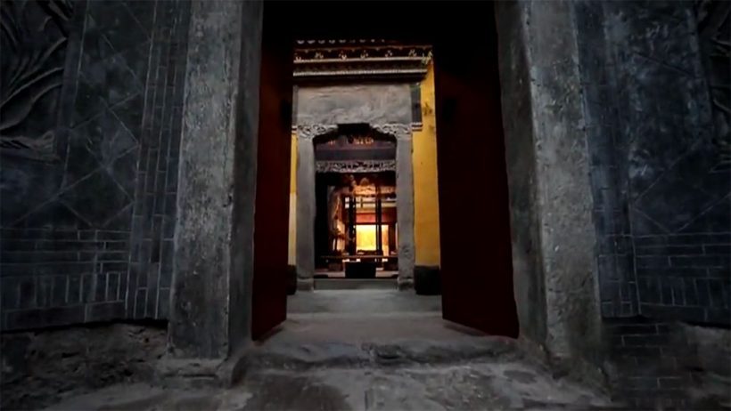 Entrance of mansion