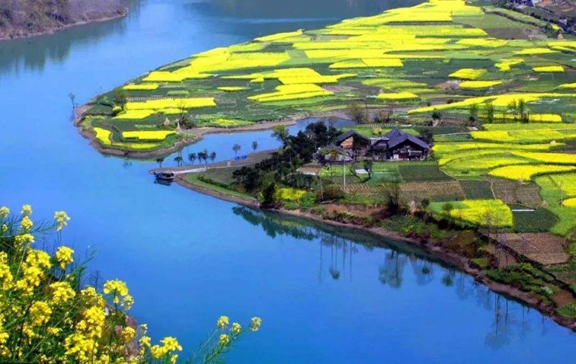 A’peng River National Wetland Park in Qianjiang District