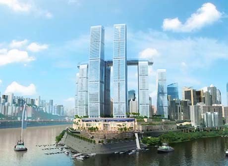 Raffles City Chongqing: Lighting Up Chongqing's Skyline
