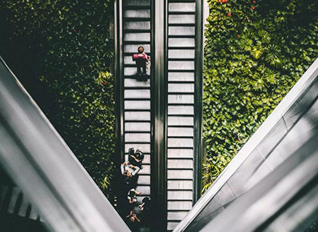 Chongqing's First Escalator Pathway on Cliffs Opened