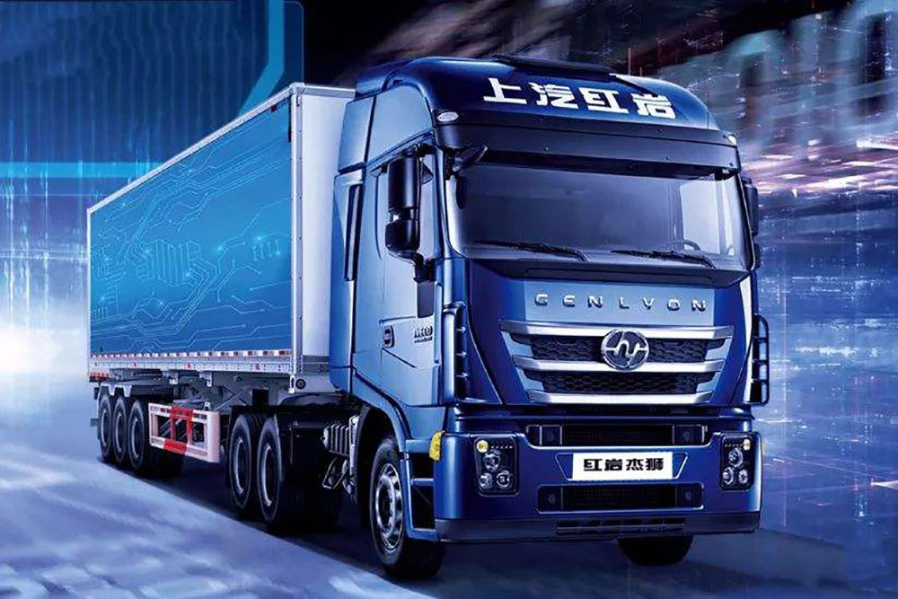 heavy trucks produced by Saic-Iveco Hongyan Commercial Vehicle Co., Ltd. (SIH) completed automatic cargo handling