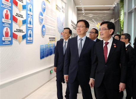 Chinese Vice Premier and Singaporean Deputy PM Unveil Chongqing Connectivity Initiative Gallery