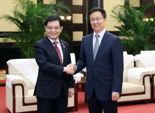China, Singapore Vow to Enhance Cooperation