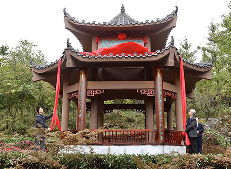 The Unveiling Ceremony of Bashu Yiweng Pavilion Held in Wulong