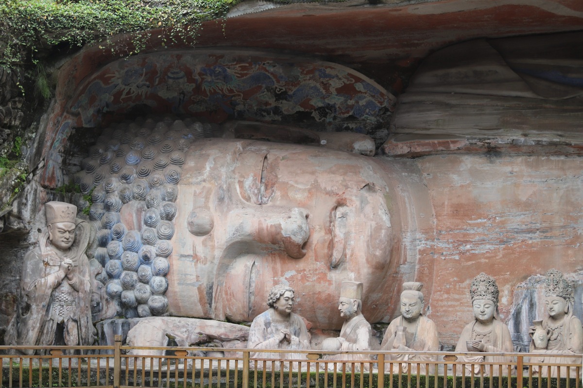 The great Buddha at the Dazu Rock Carvings