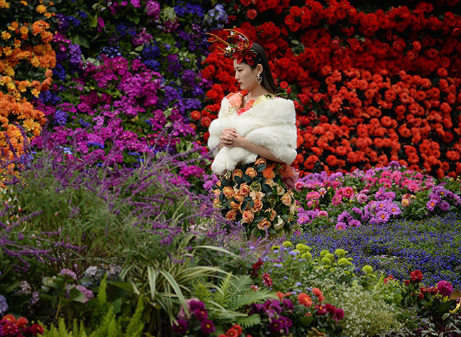 A Hand-painted Map for the 2nd Flower Art Expo