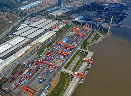 Guoyuan Port Achieved a Water Transfer Throughput of 84,000 TEUs in 10 Months