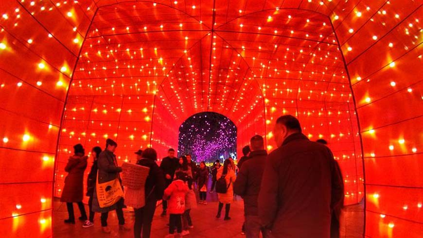 Lighting decoration at Beibei District