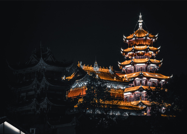 The Evening Shot of Traditional Architecture in Chongqing | Mikkel's Vlog