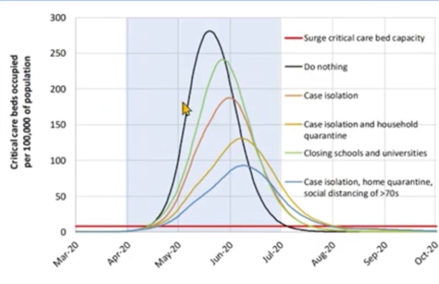 NPI's, or non pharmaceutical interventions really make a huge difference in controlling the pandemic spread.