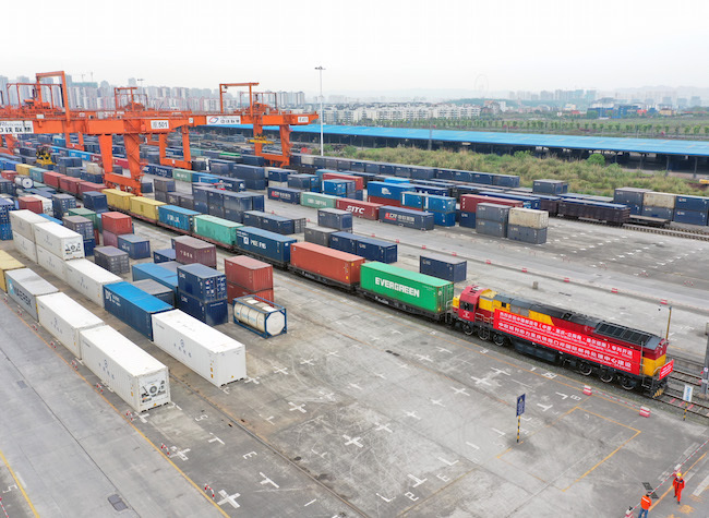 COVID-19 Update: China-Europe Freight Train Carrying Medical Supplies Arrives in Europe