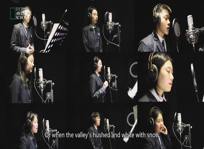 Students in Chongqing Sang Danny Boy and Send Their Best Wishes to UK