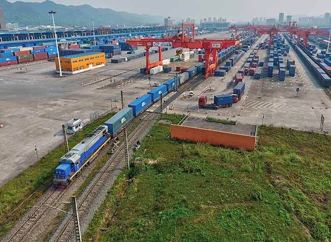 More than 200 Trips! The China Railway Express (Yuxinou) See a Record of Trips in a Single Month