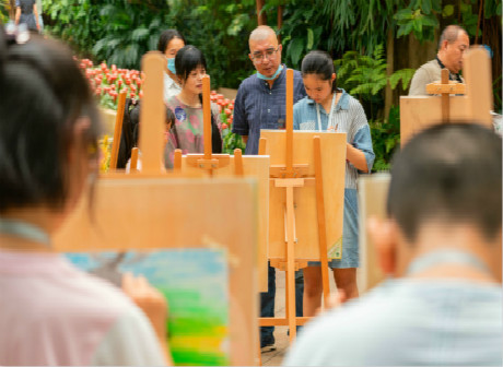 Bauhinia Cup Calligraphy and Painting Competition Opens at Nanshan Botanical Gardens