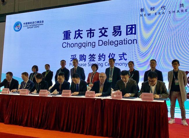 Chongqing Delegation Purchases 24 Projects at China Int'l Import Expo