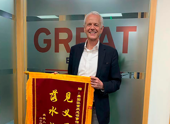 UK Diplomat Honored for Heroic Rescue