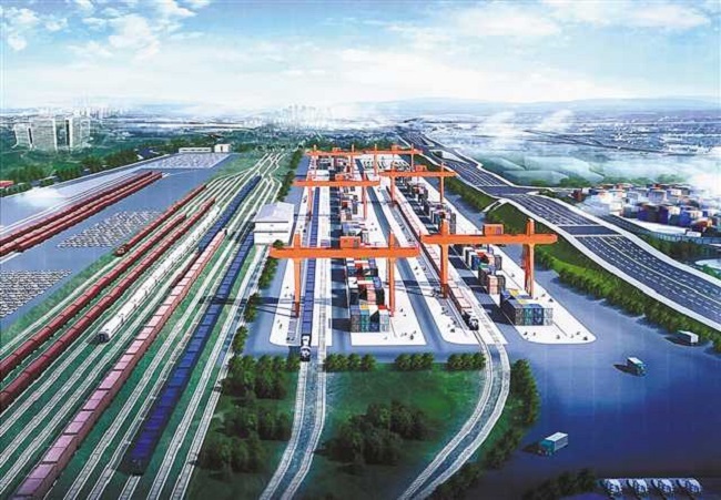 Four Major Projects Launched at Logistics Hub of Guoyuan Port