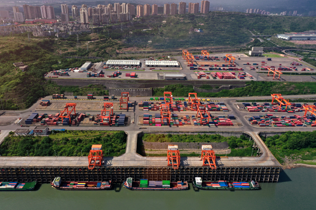 Largest Port on Upper Yangtze River Accelerates Green Transformation