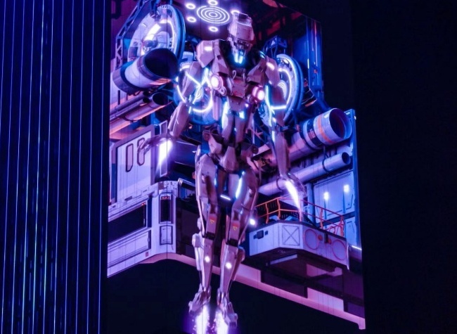 3D Laser Effects, Immersive Light Displays Mesmerize Crowds in Liangjiang New Area