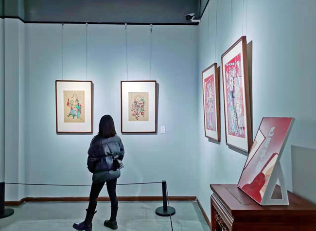 Chinese New Year Paintings on Exhibition at Yubei District