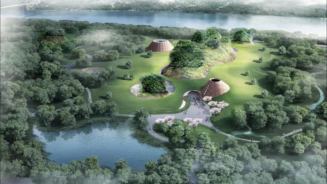 Design effect of the Great River Civilization Museum ( Guangyang Island)