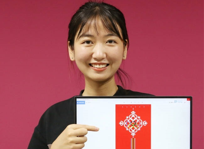 Chongqing Student's Work Selected among Promotional Posters for Beijing Winter Olympics